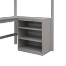 Loft Bed With Shelves With Desk by HouseOfZazla