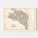 Vintage Map of Tarapoto, Peru 1865