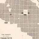 Vintage Map of Tarapoto, Peru 1865