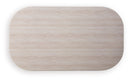 Dolan Creek - Rectangular Cocktail Table - Beige / Brown