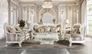 Vanaheim - Sofa With 7 Pillows - Fabric & Antique White