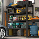 Garage Storage Rack, 5 Layer Adjustable Shelving Unit For Warehouse - Black by HouseOfZazla