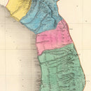 Vintage Map of Moquegua, Peru 1865