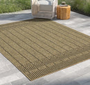 Earth GC_NTL1008 Jute/Black 5 ft. 3 in. x 7 ft. 3 in. Area Rug