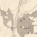 Vintage Map of Arequipa, Peru 1865