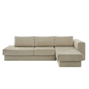 L-Shaped Modular Sofa With Double Layer Cushion by HouseOfZazla