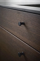 Matte Black "Gate" Knob and Drawer Pull