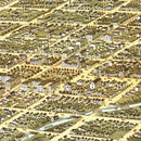 Vintage Map of Erie, Pennsylvania 1870