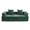 Convertible Floor Sofa Bed With Pillow Back Support Armrest by HouseOfZazla