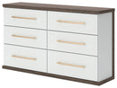 Kendanport - Six Drawer Dresser by Unique Piece Furniture