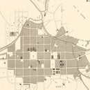 Vintage Map of Ayacucho, Peru 1865