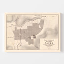 Vintage Map of Tarma, Peru 1865