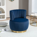 360 Degree Swivel Cuddle Barrel Accent Sofa Chair by HouseOfZazla