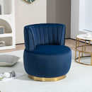 360 Degree Swivel Cuddle Barrel Accent Sofa Chair by Unique Piece Furniture