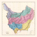 Vintage Map of Junin, Peru 1865