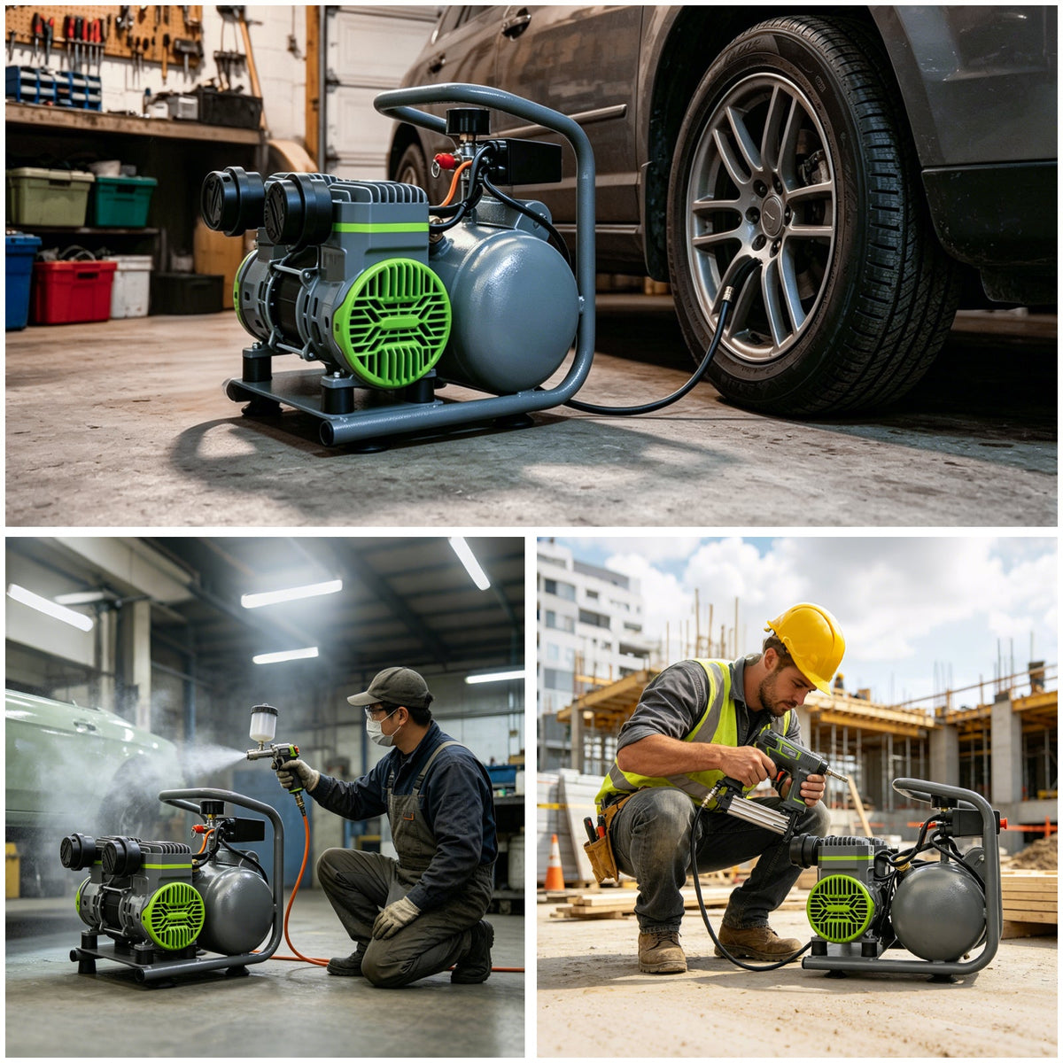 Oil Free Air Compressor with Quiet Low Noise and Portable Design, photo 9 of 10