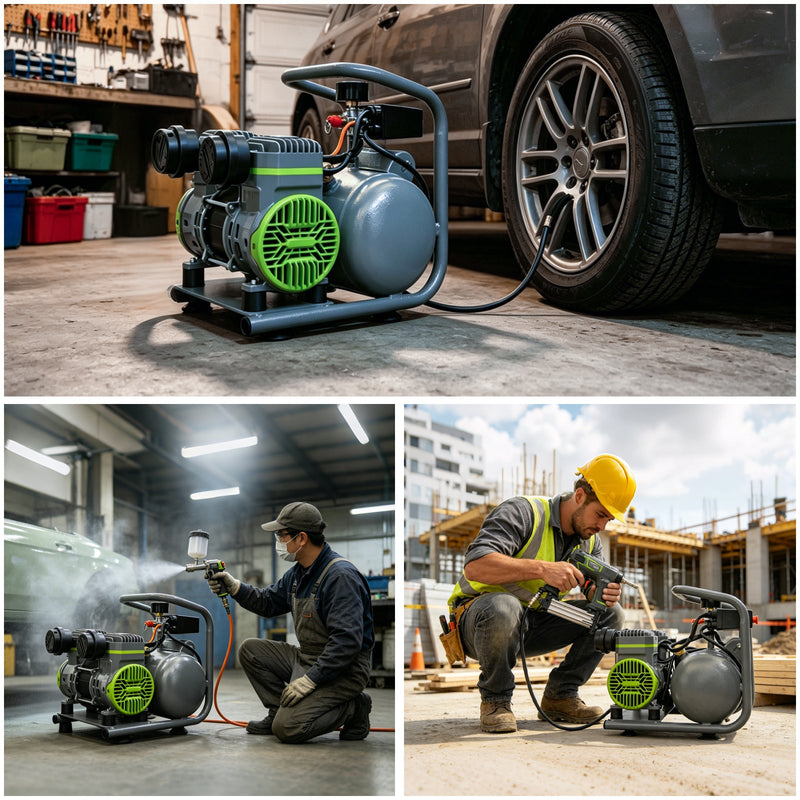 Oil Free Air Compressor with Quiet Low Noise and Portable Design, photo 9 of 10