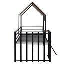 Loft Bed With Roof, Window, Guardrail, Ladder by HouseOfZazla