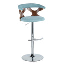 Gardenia - Mid Century Modern Adjustable Barstool With Swivel With Rounded T Footrest (Set of 2) by HouseOfZazla