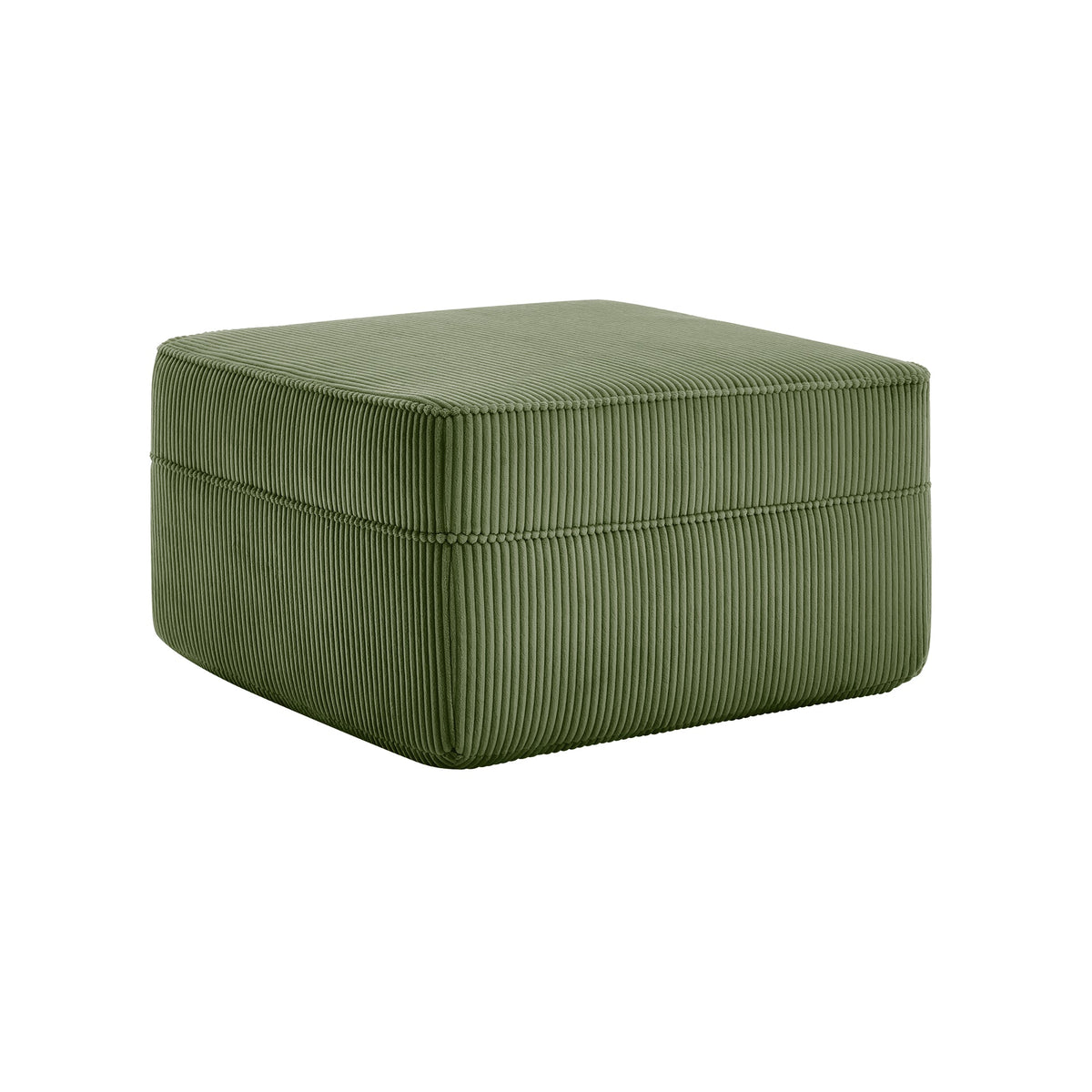 Ottoman Corduroy - Green, photo 7 of 7