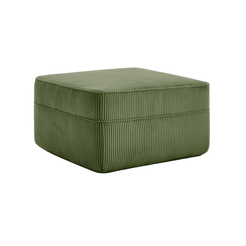 Ottoman Corduroy - Green, photo 7 of 7
