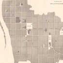 Vintage Map of Chachapoyas, Peru 1865