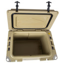 50 Quart Khaki Cooler, Ultra-Light Insulated Ice Chest by HouseOfZazla