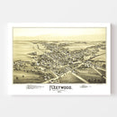 Vintage Map of Fleetwood, Pennsylvania 1897