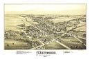 Vintage Map of Fleetwood, Pennsylvania 1897