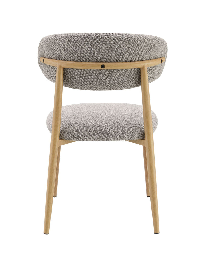 Kacey - Boucle Side Chair (Set of 2) - Gray, photo 5 of 6