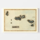 Vintage Map of Azore Islands, 1823
