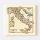 Vintage Map of Italy 1823