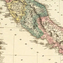 Vintage Map of Italy 1823