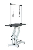 43 Inch Adjustable Heavy Type Hydraulic Pet Dog Grooming Table Upgraded Professional Drying Table Heavy Duty Frame with Adjustable Arm and Noose