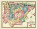 Vintage Map of Portugal 1823