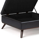 Owen - Multifunctional Square Coffee Table Storage Ottoman by Unique Piece Furniture
