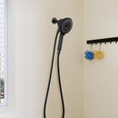 High Pressure Shower Heads 6 Spray Mode Handheld Shower With 60" Stainless Steel Hose - Matte Black by HouseOfZazla