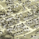 Vintage Map of Forest City, Pennsylvania 1889