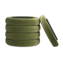 Fuji - Oversized Round Storage Ottoman by HouseOfZazla