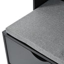 5-in-1 Entryway Bench with Coat Rack, Cushion and 4 Sturdy Hooks, 40.6" Wide Hall Tree with Shoe Storage Bench for Hallway, Entryway, Living Room