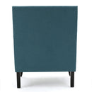 Serenada - Upholstered Fabric Club Chair With Nailhead Trim And Tapered Birch Legs