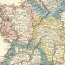 Vintage Map of Ireland 1823