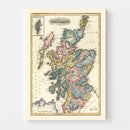 Vintage Map of Scotland 1823