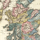 Vintage Map of Scotland 1823