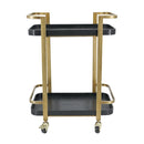 23.8" x 15.2" Metal Bar Cart