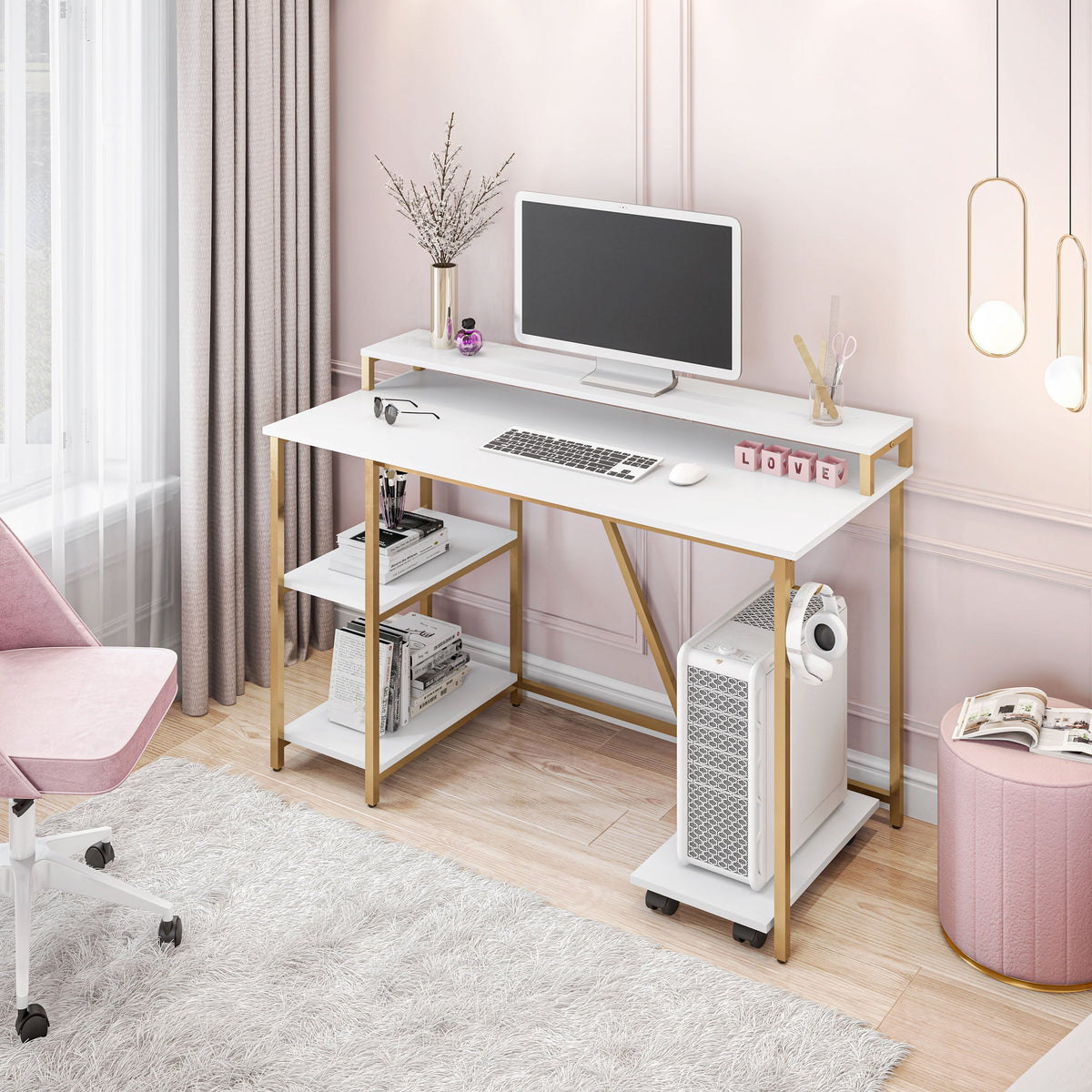 Techni Mobili Industrial Writing Desk, photo 9 of 10