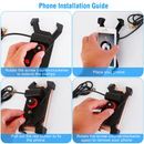 GBruno Handlebar Mirror Mobile Phone Holder