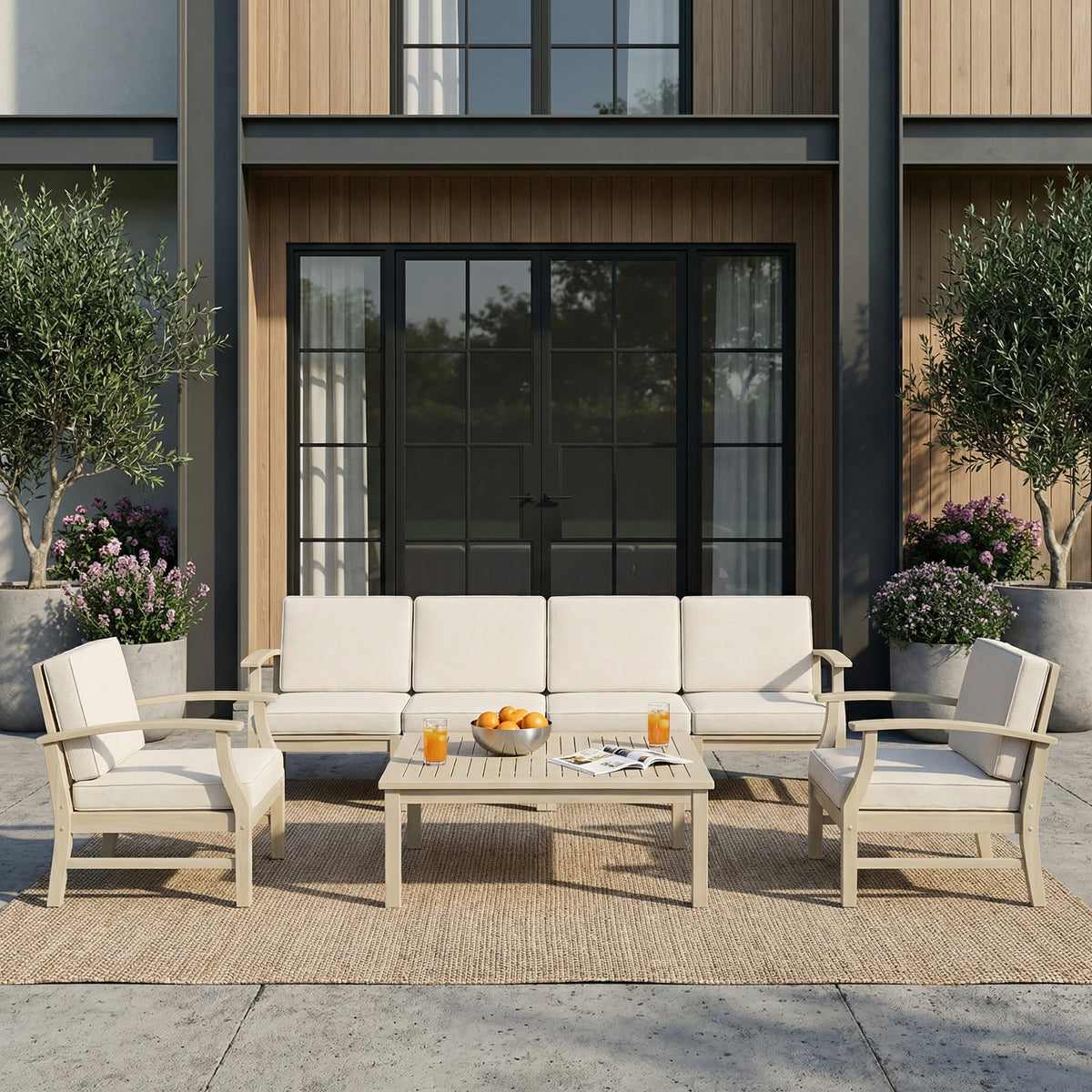 Perla Patio Conversation Set with Cushions, photo 2 of 10