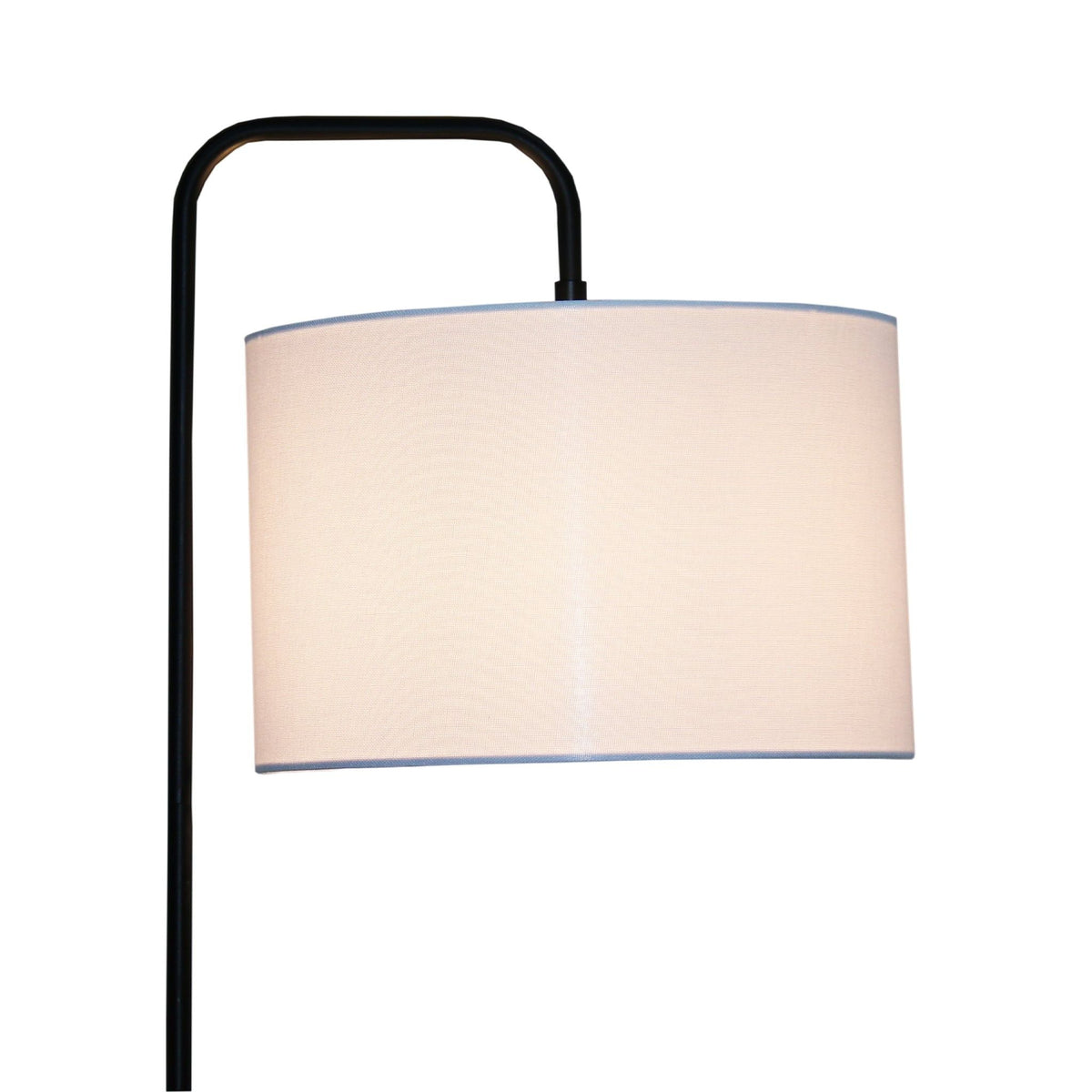 Lior - Arc Floor Lamp With Cylinder Shade - Black, photo 7 of 8