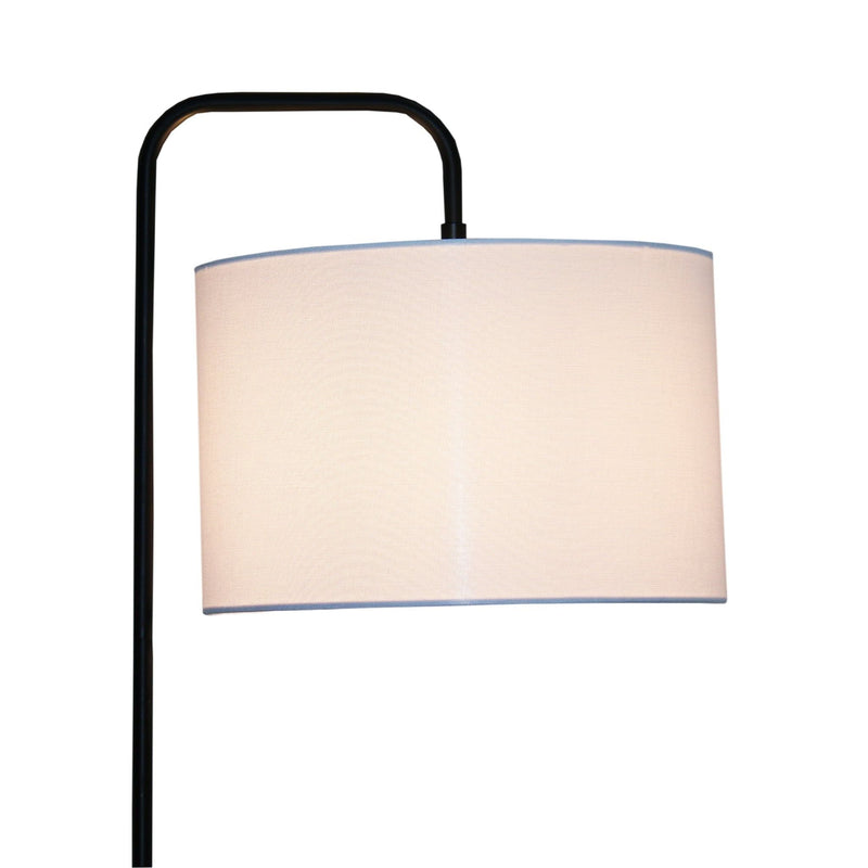 Lior - Arc Floor Lamp With Cylinder Shade - Black, photo 7 of 8